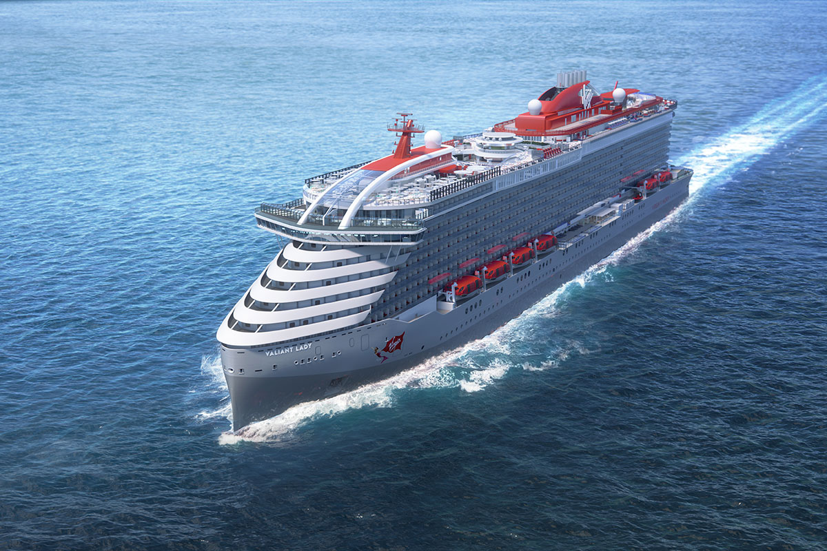 Valiant Lady - Virgin Voyages</br>Coming in 2021